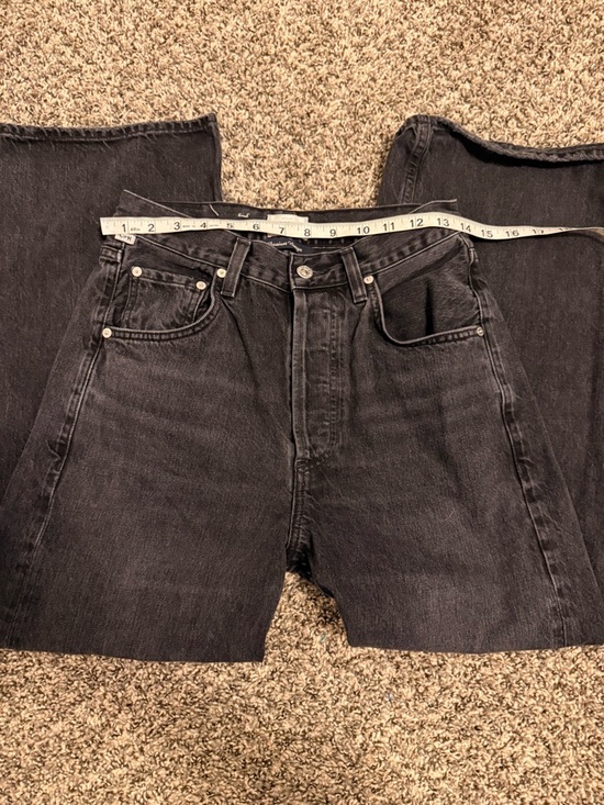 Citizens of Humanity Gaucho Vintage High-Rise Crop Wide-Leg Jeans - Picture 7 of 8